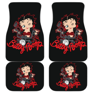 Betty Boop Ride Motorbike Cartoon Car Floor Mats H1225