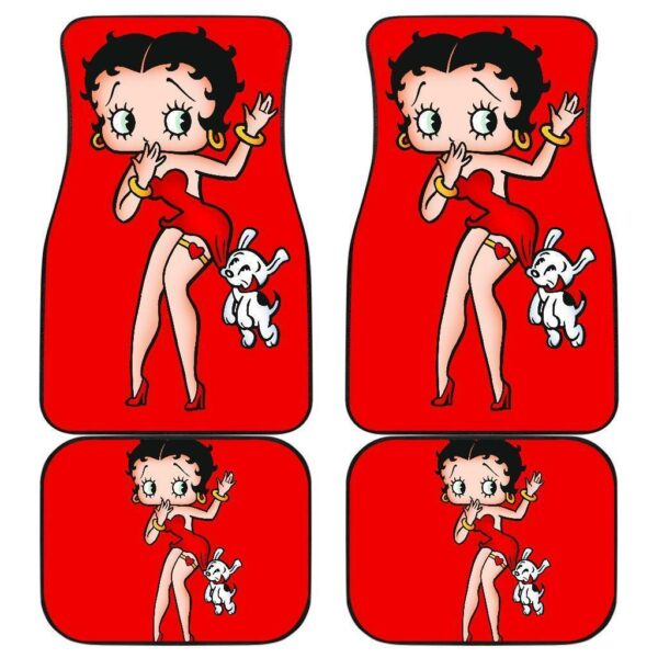 Betty Boop Sexy Red Theme Car Floor Mats