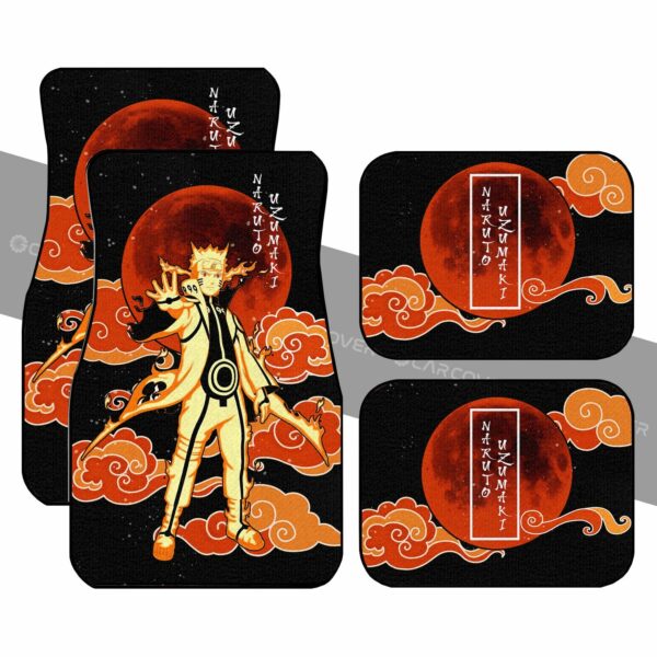 Bijuu Mode Naruto Car Floor Mats Custom Anime Car Accessories