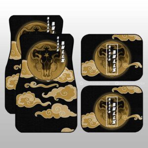 Black Bull Car Floor Mats Custom Anime Black Clover Car Accessories