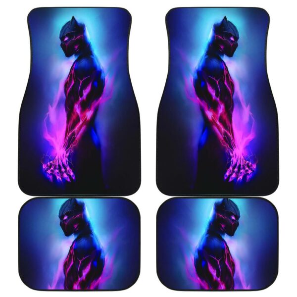 Black Panther Front And Back Car Mats