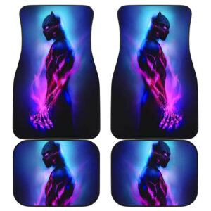 Black Panther Power Marvel Car Floor Mats 191018