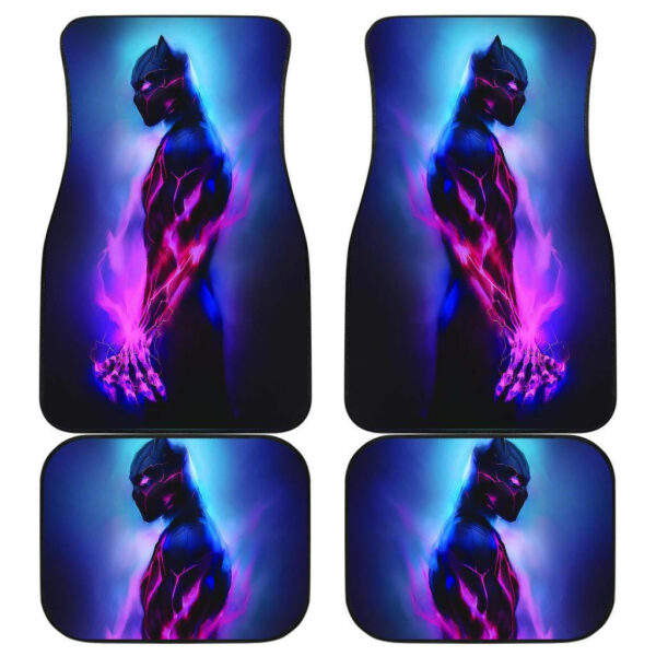 Black Panther Power Marvel Car Floor Mats 191018