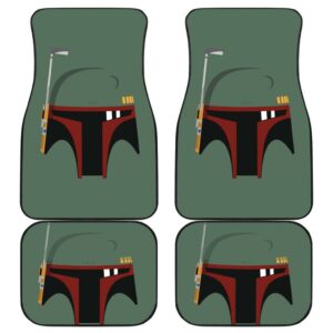 Boba Fett Front And Back Car Mats