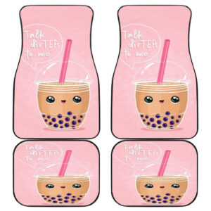 Boba Milk Tea Drinks Car Floor Mats 191018