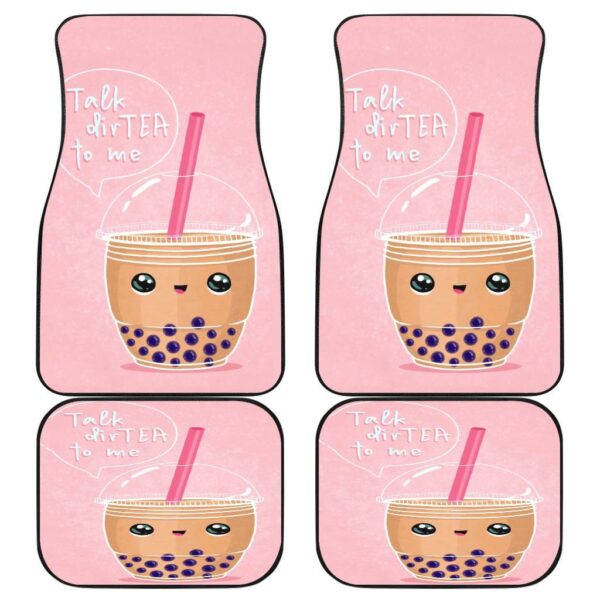 Boba Tea Front And Back Car Mats