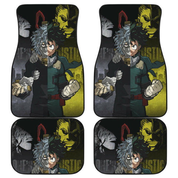 Boku Art Car Floor Mats My Hero Academia Manga Fan Gift H051520