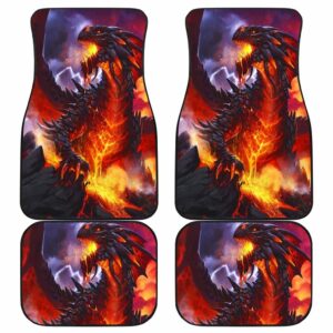 Born Of Magma Dragon Car Floor Mats