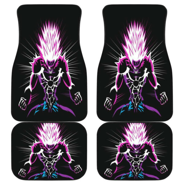 Borus Angry Mode One Punch Man in Dark theme Car Floor Mats 191018