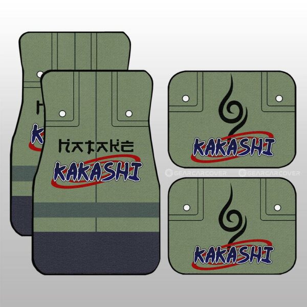 Boruto Kakashi Uniform Car Floor Mats Custom Naruto Anime Car Interior Accessories