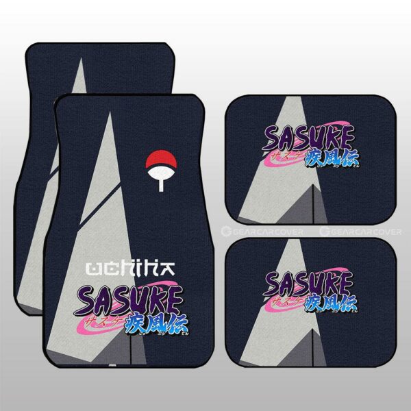 Boruto Sasuke Uniform Car Floor Mats Custom Naruto Anime Car Interior Accessories