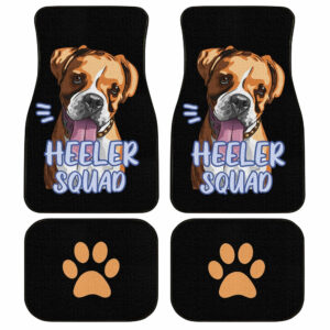 Boxer Dog Car Floor Mats Custom Car Accessories Gift Idea For Boxer Lovers