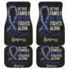 Brain Cancer No One Fights Alone Car Floor Mats H042620