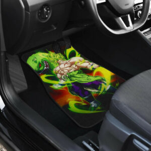 Broly And Friends Dragon Ball in black theme Car Floor Mats 191018