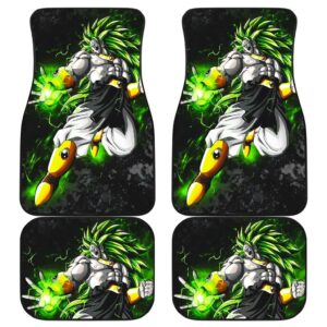 Broly Front And Back Car Mats 1