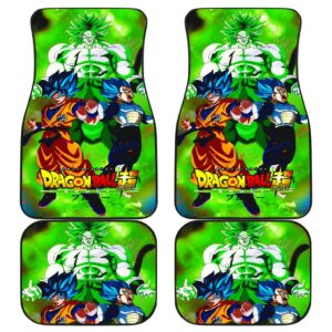 Broly The Movie Front And Back Car Mats