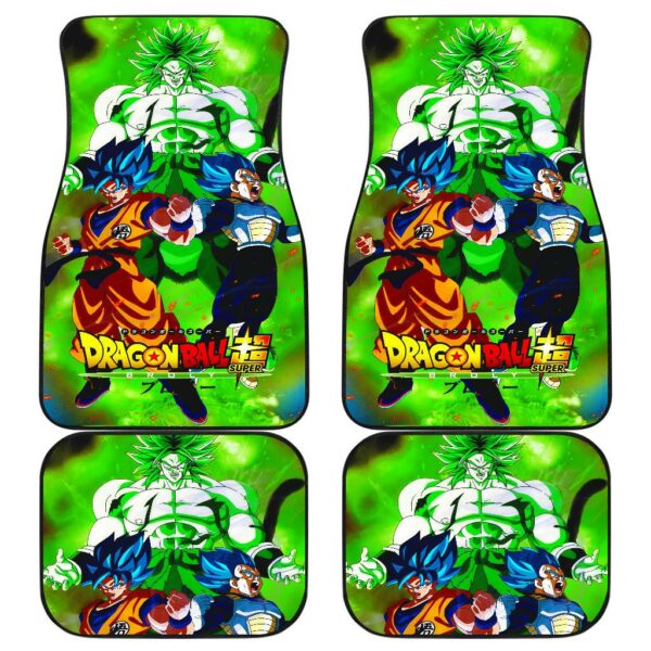 Broly The Movie Front And Back Car Mats