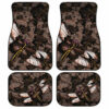 Brown Dragonfly Car Floor Mats Custom Car Accessories Gifts Idea