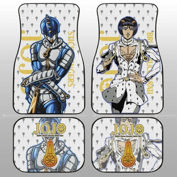 Bruno Bucciarati Car Floor Mats Custom JoJo’s Bizarre Adventure Anime Car Accessories