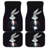 Bug Bunny Handsome with Suit in black theme Car Floor Mats 191021