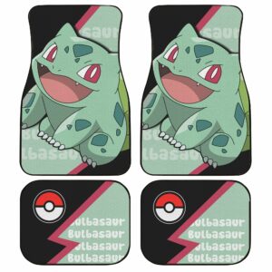 Bulbasaur Car Floor Mats Custom Anime Pokemon Car Interior Accessories