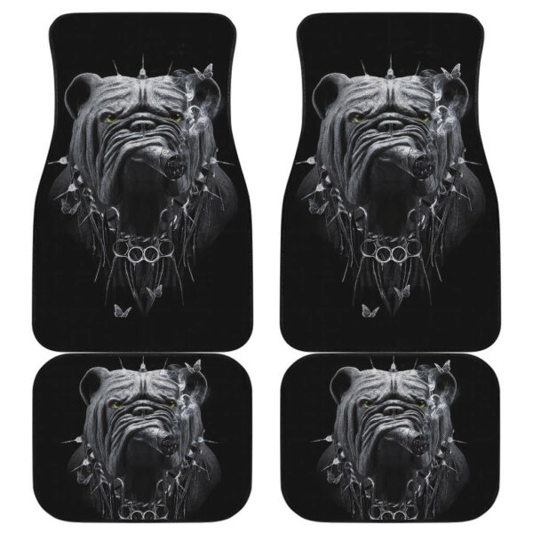 Bulldog Black Smoking Car Floor Mats Amazing Gift Ideas H200218