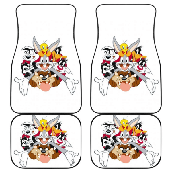 Bunny Cartoon Movie in white theme Car Floor Mats 191021