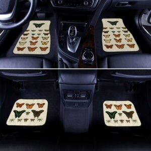 Butterfly Car Floor Mats Custom Pattern Insects Car Accessories