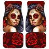 Calavera Girl Art Car Floor Mats Amazing Gift Ideas T091020