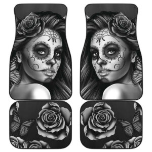 Calavera Skull Girl Car Floor Mats Amazing Gift Ideas T091020