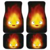 Calcifer The Movie Front And Back Car Mats