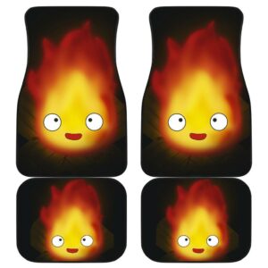 Calcifer The Movie Front And Back Car Mats