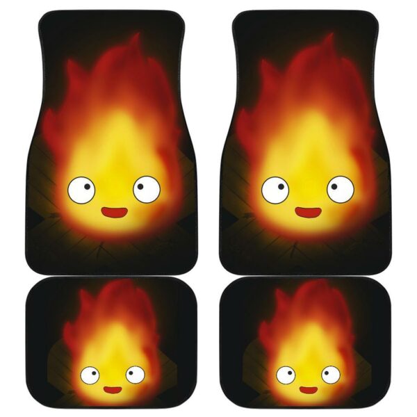 Calcifer The Movie Front And Back Car Mats