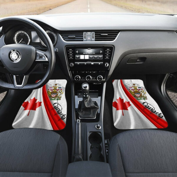 Canada Flag Coat of Arms Car Floor Mats