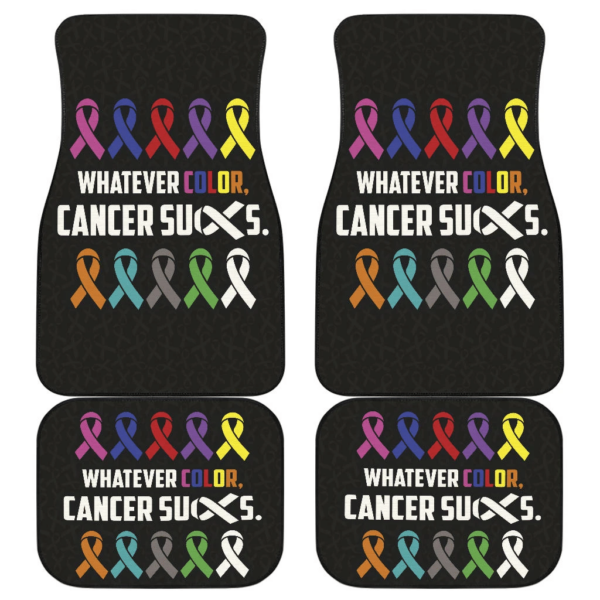 Cancer Whatever Color Cancer Suck Car Floor Mats H042620