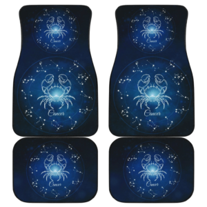 Cancer Zodiac Sign Car Floor Mats Amazing Gift H042620