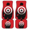 Captain America Front And Back Car Mats