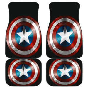 Captain America Shield End Game Marvel Car Floor Mats 191021