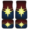 Captain Marvel Star Sign End Game Car Floor Mats 191021