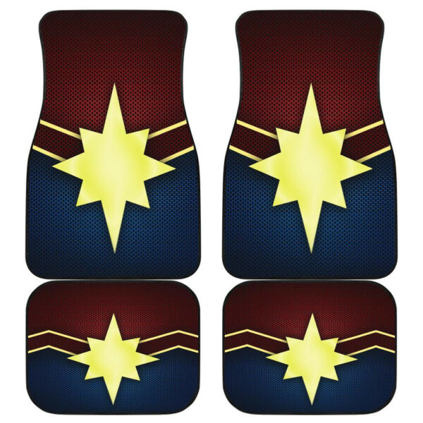 Captain Marvel Star Sign End Game Car Floor Mats 191021