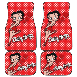 Cartoon Fan Gift Betty Boop Hearts Car Floor Mats H1225