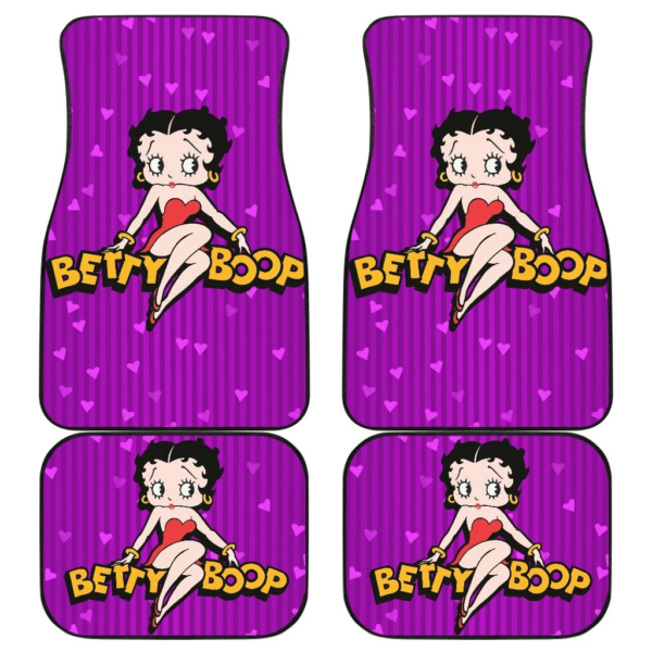 Cartoon Fan Gift Car Floor Mats Pretty Betty Boop H1225