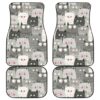 Cat Pattern Cute Car Floor Mats Amazing Fan gift Ideas H05152020