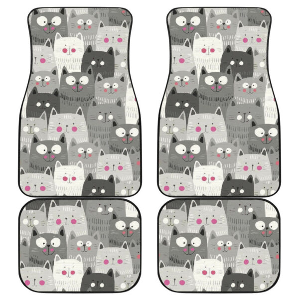 Cat Pattern Cute Car Floor Mats Amazing Fan gift Ideas H05152021