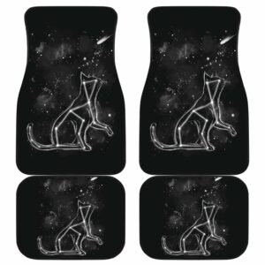 Cat Star Front And Back Car Mats