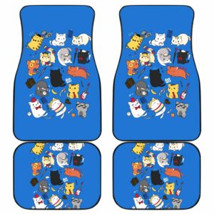 Cats Front And Back Car Mats