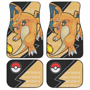 Charizard Car Floor Mats Custom Anime Pokemon Car Interior Accessories