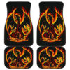 Charizard Fire Dragon in black theme Car Floor Mats 191021