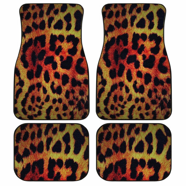 Cheetah Print Car Floor Mats Custom Animal Car Accessories Gifts Idea