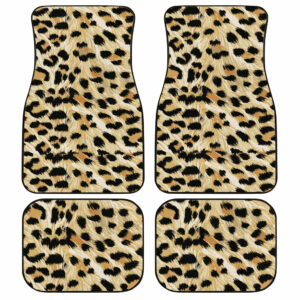 Cheetah Print Car Floor Mats Custom Car Accessories Gifts Idea